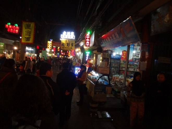 The district was vibrant and friendly and we seemed to be the only tourists.