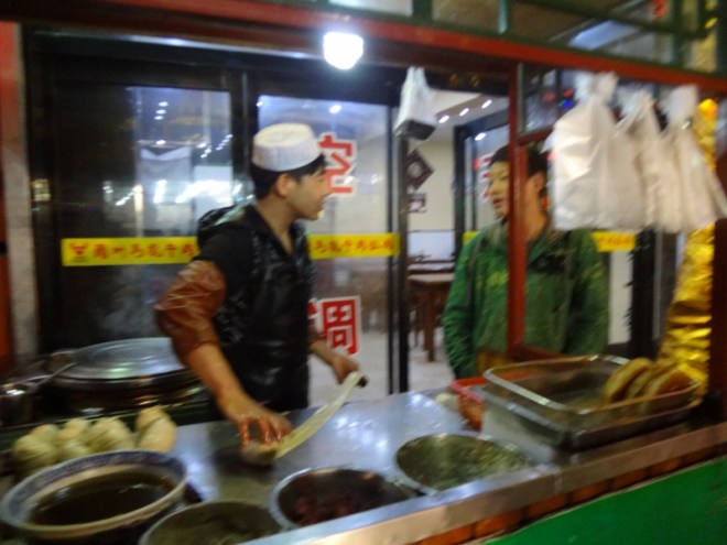These were some sort of dumpling made from a stretched dough rolled in spirals