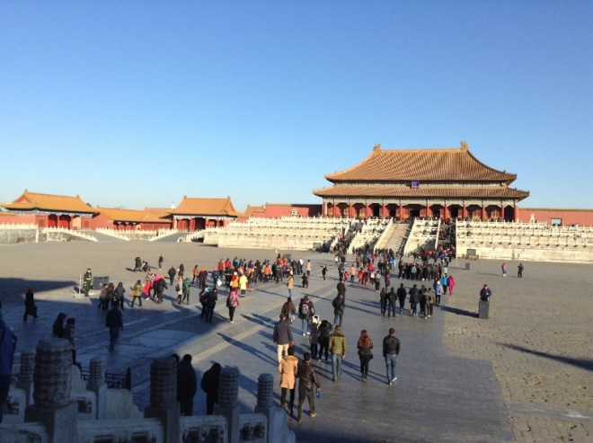 Heading to the Hall of Supreme Harmony